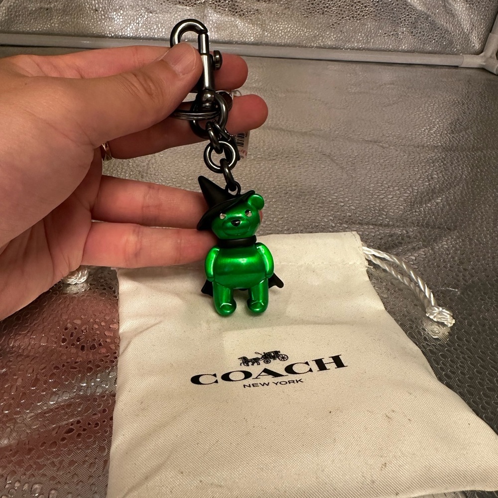 Coach Bear Key Holder